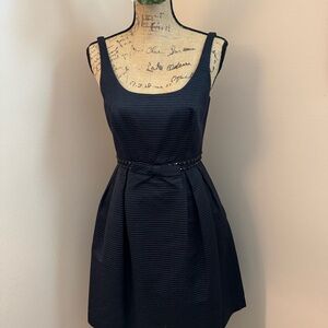 Carmen Marc Valvo Black Cocktail Dress